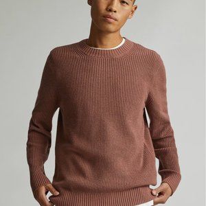 NWT Everlane no sweat ribbed sweater L